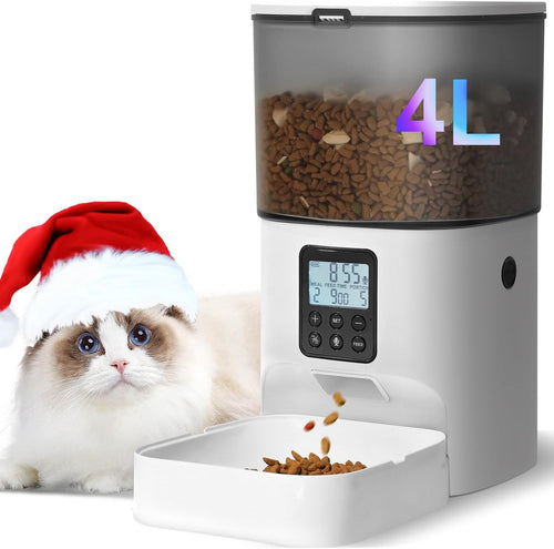 Automatic timed pet feeder 4 litre