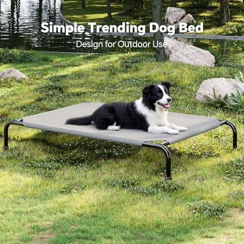 Elevated raised cooling dog cot