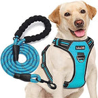 No-pull reflective dog harness