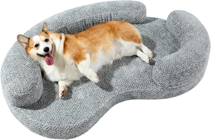 Orthopedic memory foam round dog bed