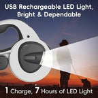 16ft retractable dog leash with LED light