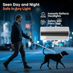 16ft retractable dog leash with LED light
