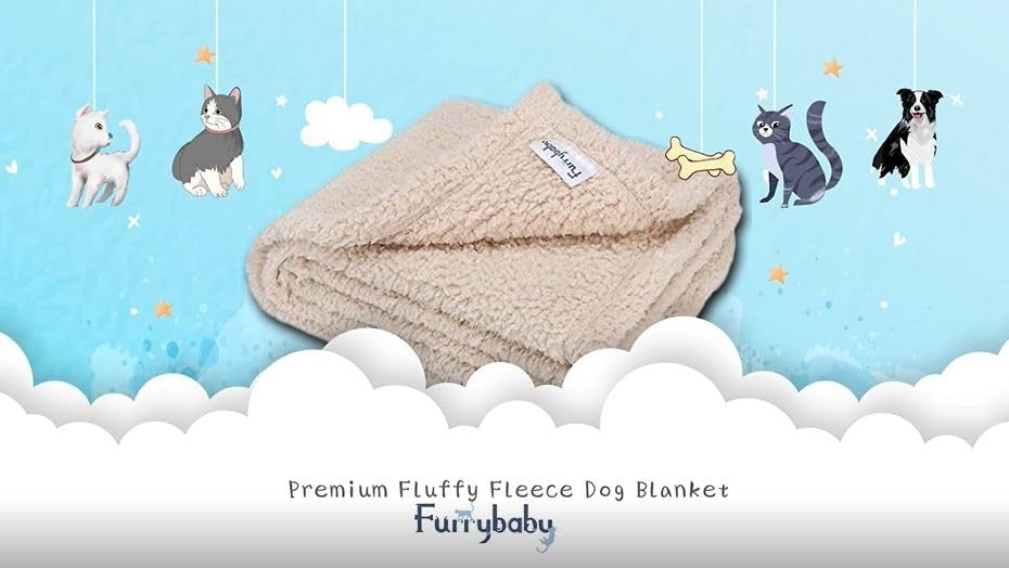 Soft sherpa fleece pet blanket