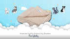 Soft sherpa fleece pet blanket