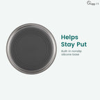 Stainless steel non-slip dog bowls set of 2